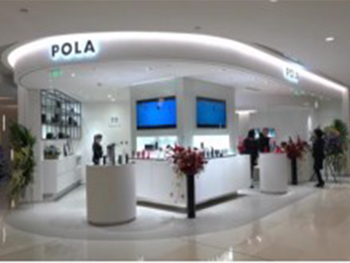 上海に出店したハイプレステージ店舗「POLA SHOP　上海iapm店」